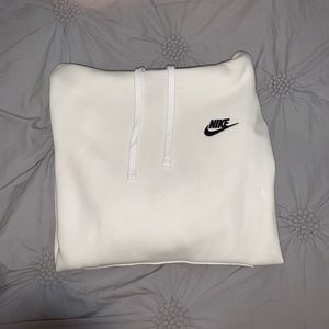 White Nike hoodie
